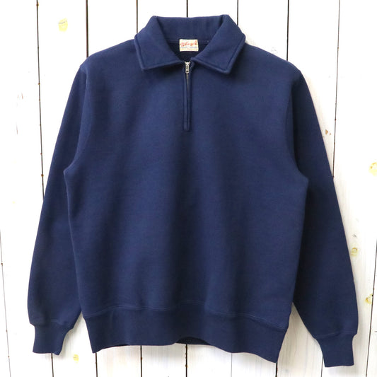 WHITESVILLE : HALF ZIP SWEAT SHIRT (NAVY)
