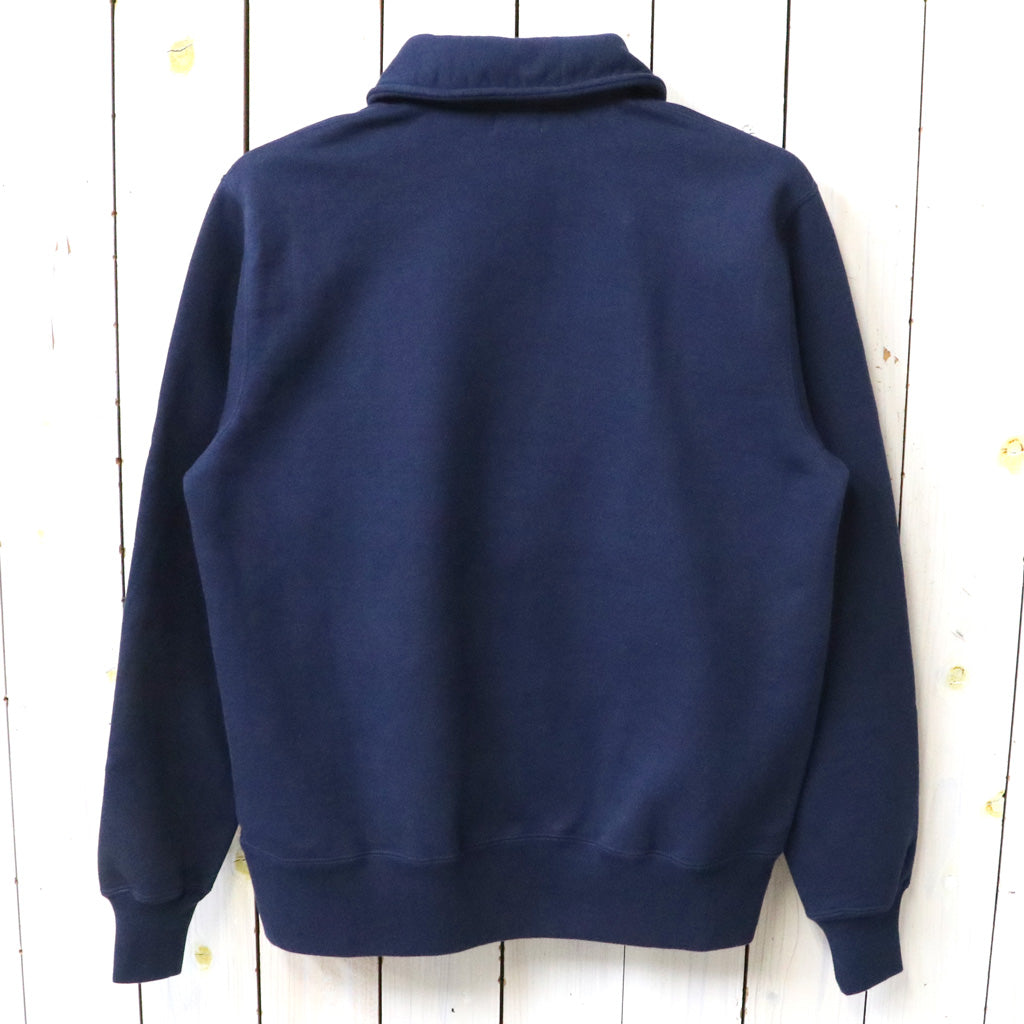 WHITESVILLE : HALF ZIP SWEAT SHIRT (NAVY)