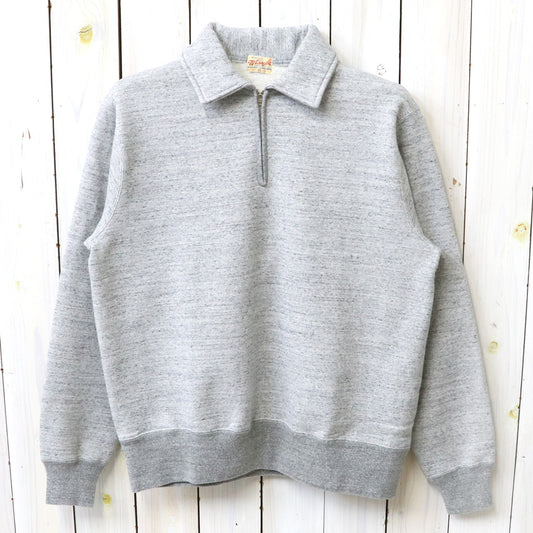 WHITESVILLE : HALF ZIP SWEAT SHIRT (H.GRAY)