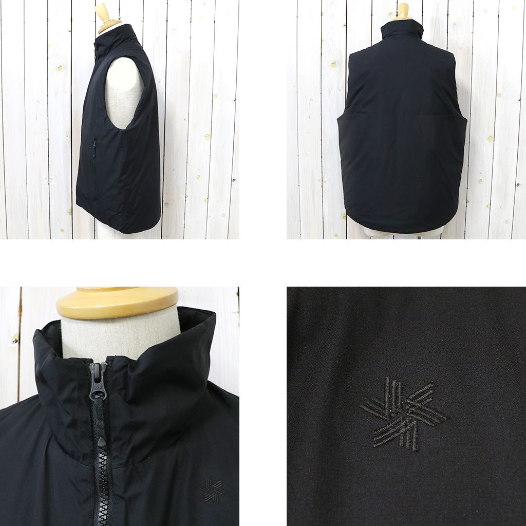 Goldwin『GORE-TEX WINDSTOPPER Puffy Mil Vest』(ブラック)