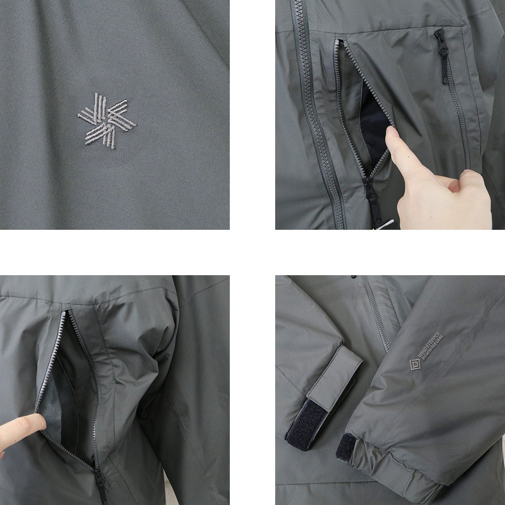 Goldwin『GORE-TEX WINDSTOPPER Puffy Mil Jacket』(ダークオリーブ)