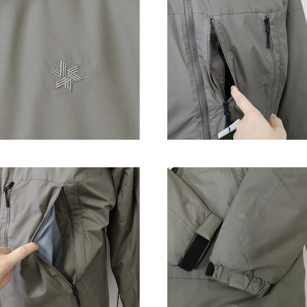 Goldwin『GORE-TEX WINDSTOPPER Puffy Mil Jacket』(トープグレー)
