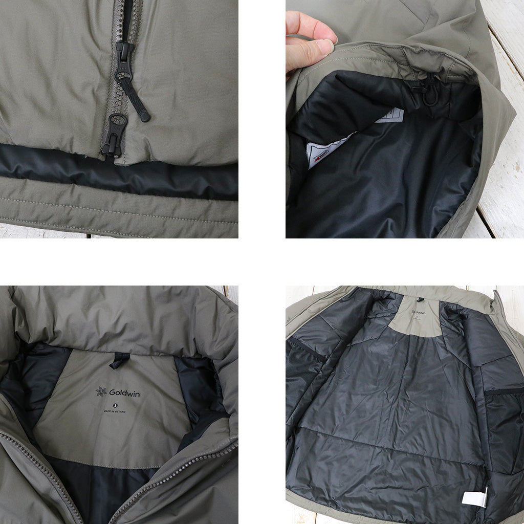 Goldwin『GORE-TEX WINDSTOPPER Puffy Mil Jacket』(トープグレー)