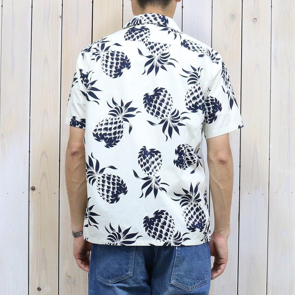 DUKE KAHANAMOKU『S/S COTTON HAWAIIAN SHIRT-DUKE’S PINEAPPLE』(OFF WHITE)