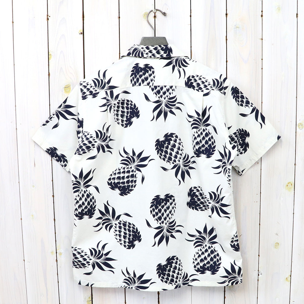 DUKE KAHANAMOKU『S/S COTTON HAWAIIAN SHIRT-DUKE’S PINEAPPLE』(OFF WHITE)