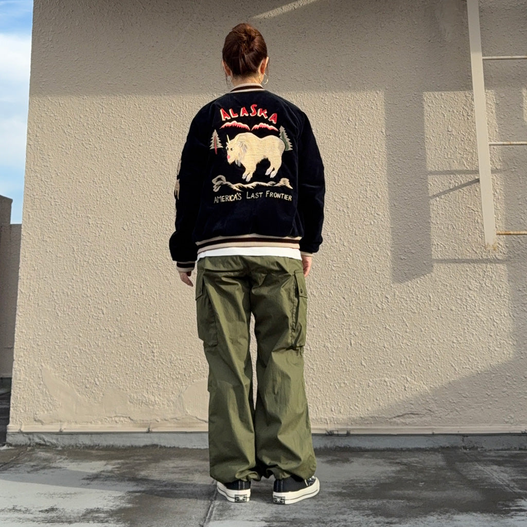 TAILOR TOYO『VELVET SOUVENIR JACKET “MOUNTAIN GOAT”×“ALASKAN FLAG”』