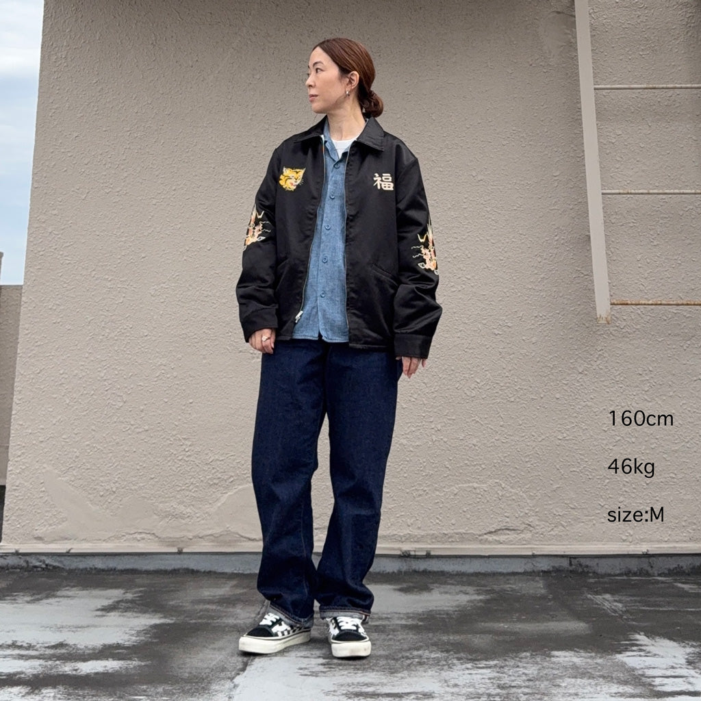 TAILOR TOYO : SATIN VIET-NAM JACKET "VIET-NAM MAP"