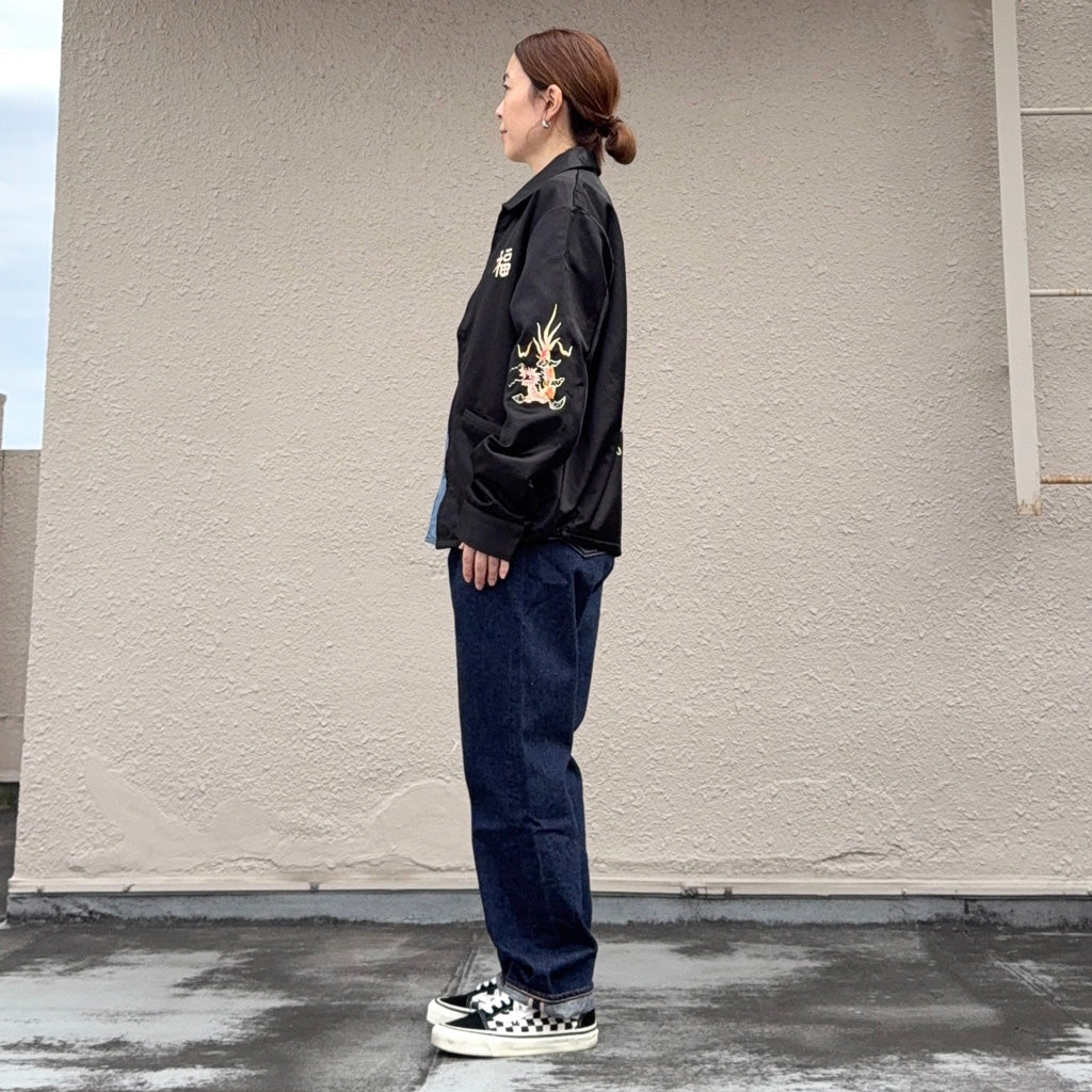 TAILOR TOYO : SATIN VIET-NAM JACKET "VIET-NAM MAP"