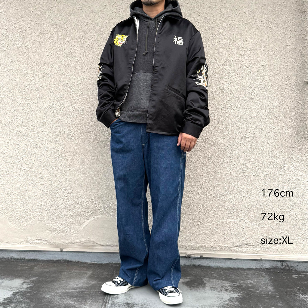 TAILOR TOYO : SATIN VIET-NAM JACKET "VIET-NAM MAP"