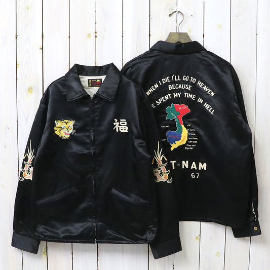 TAILOR TOYO : SATIN VIET-NAM JACKET "VIET-NAM MAP"