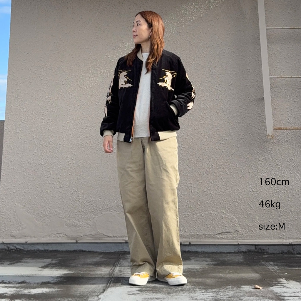 TAILOR TOYO : VELVETEEN QUILT SUKA "POLAR BEAR”×”ALASKA MAP”