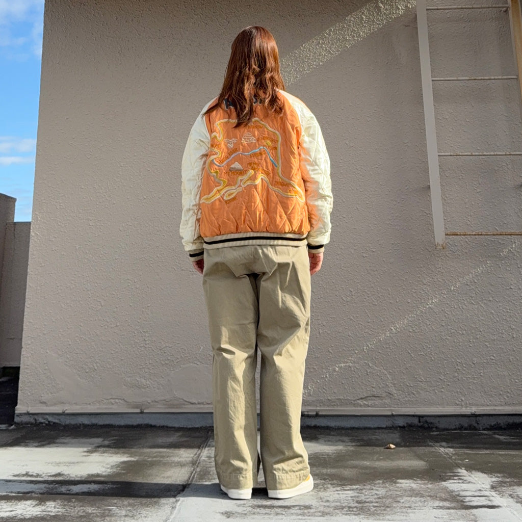 TAILOR TOYO : VELVETEEN QUILT SUKA "POLAR BEAR”×”ALASKA MAP”