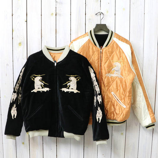 TAILOR TOYO : VELVETEEN QUILT SUKA "POLAR BEAR”×”ALASKA MAP”