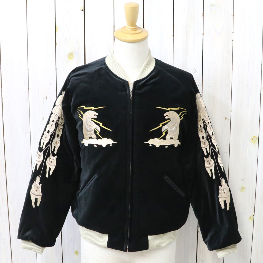 TAILOR TOYO : VELVETEEN QUILT SUKA "POLAR BEAR”×”ALASKA MAP”