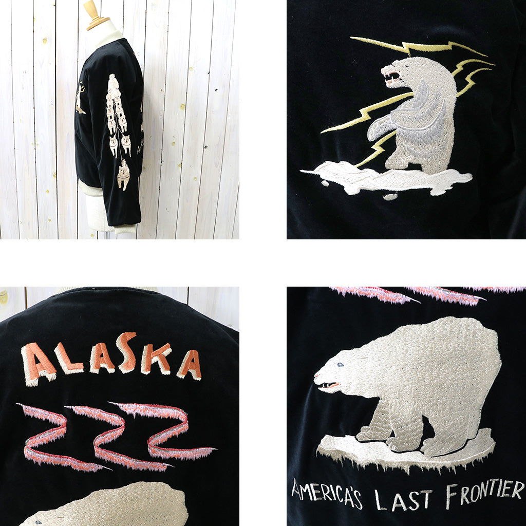TAILOR TOYO : VELVETEEN QUILT SUKA "POLAR BEAR”×”ALASKA MAP”