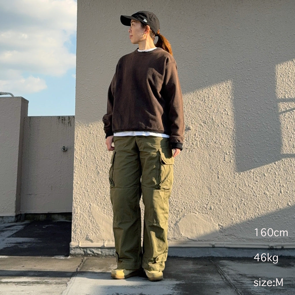 Champion : US企画 VINTAGE 日焼け加工 REVERSE WEAVE CREWNECK (BLACK)