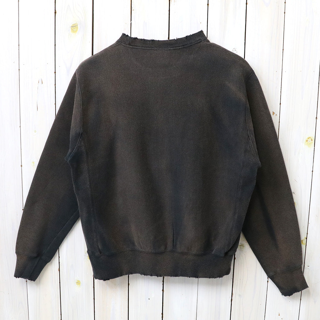 Champion : US企画 VINTAGE 日焼け加工 REVERSE WEAVE CREWNECK (BLACK)