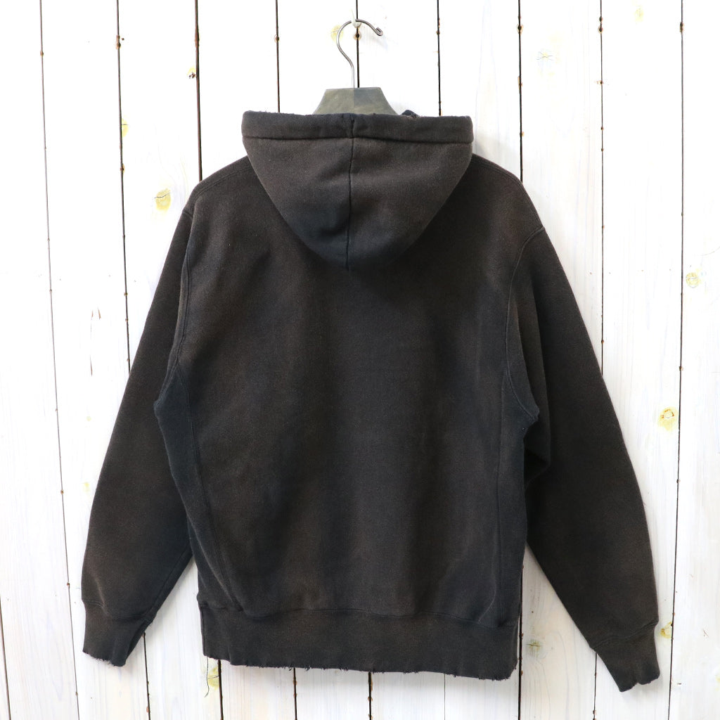 Champion : US企画 VINTAGE 日焼け加工 REVERSE WEAVE HOODIE (BLACK)