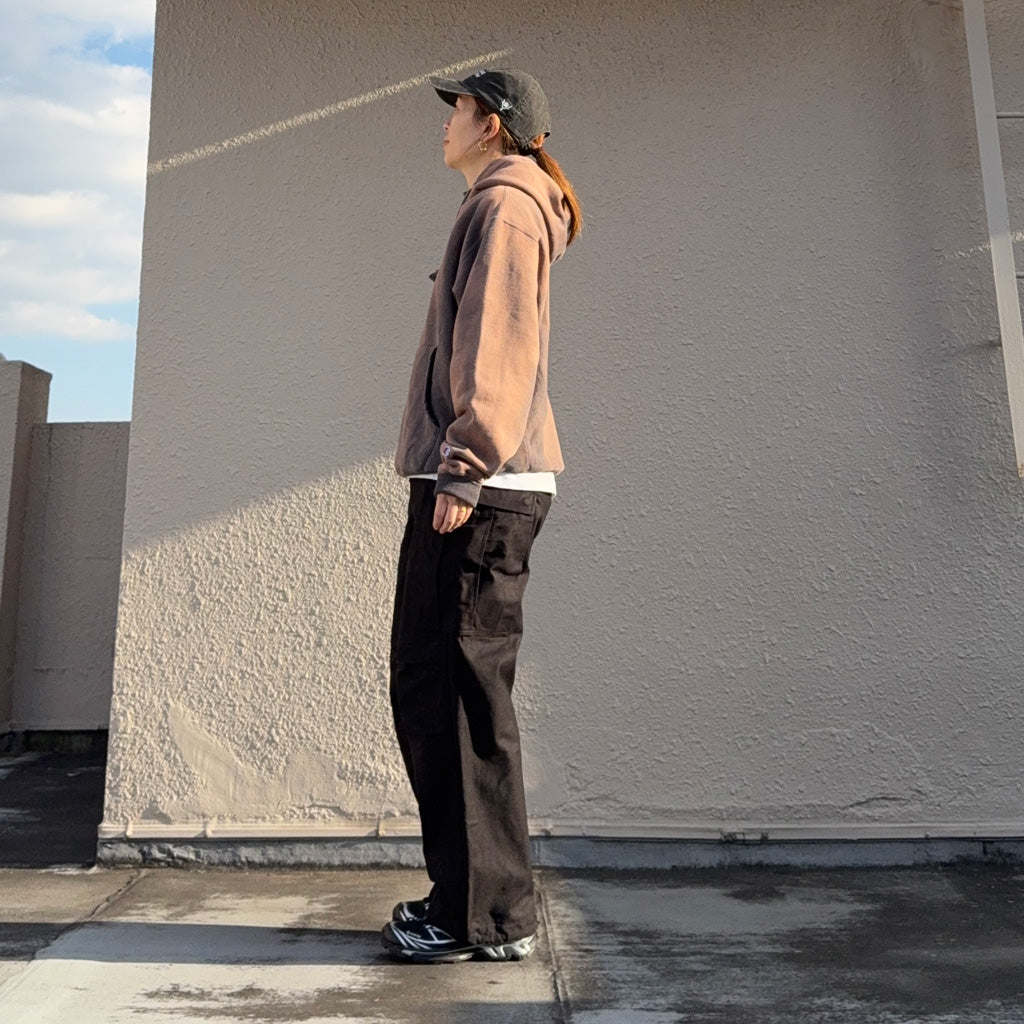 Champion : US企画 VINTAGE 日焼け加工 REVERSE WEAVE HOODIE (CHARCOAL)