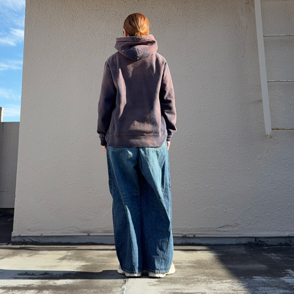 Champion : US企画 VINTAGE 日焼け加工 REVERSE WEAVE HOODIE (NAVY)