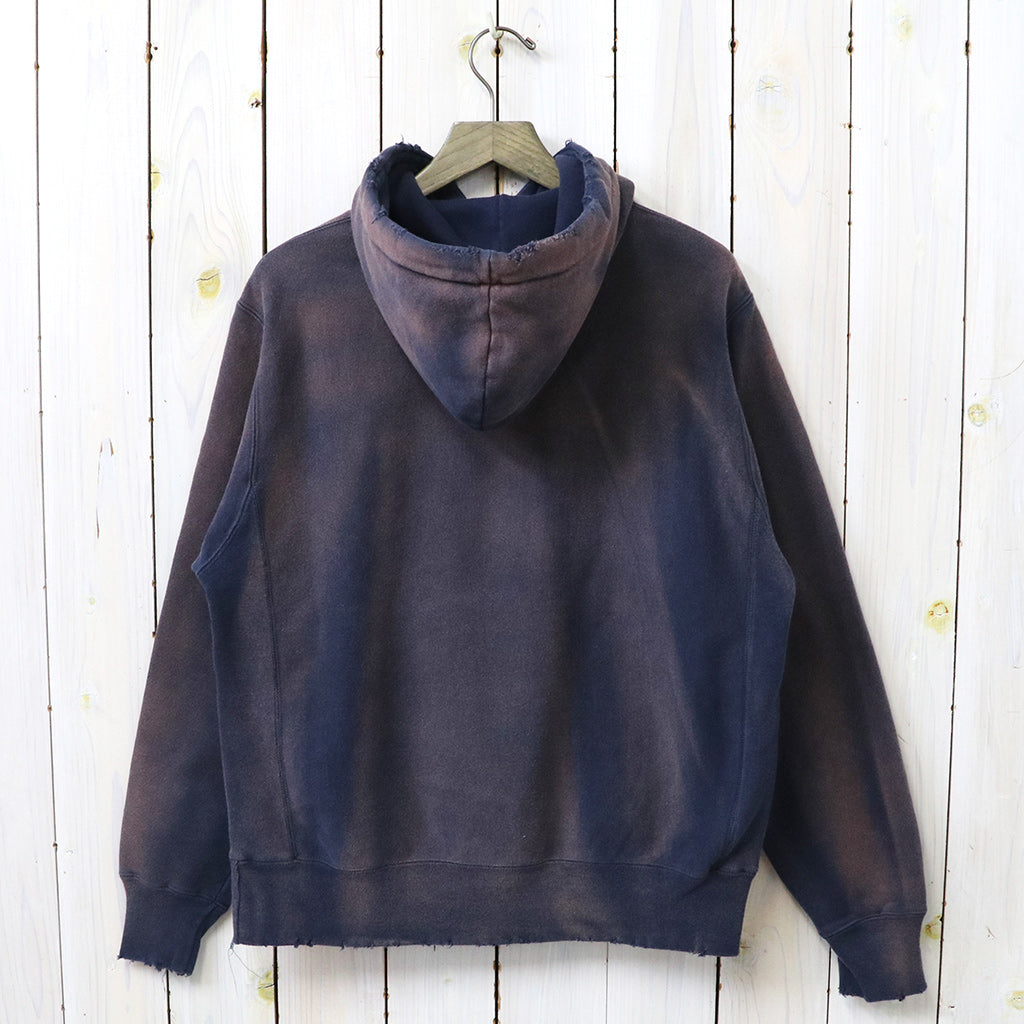 Champion : US企画 VINTAGE 日焼け加工 REVERSE WEAVE HOODIE (NAVY)