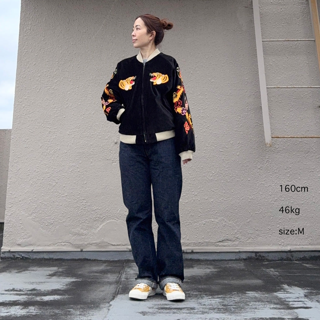 TAILOR TOYO : VELVETEEN SOUVENIR JACKET “GOLD DRAGON & GOLD TIGER”×”JAPAN MAP”