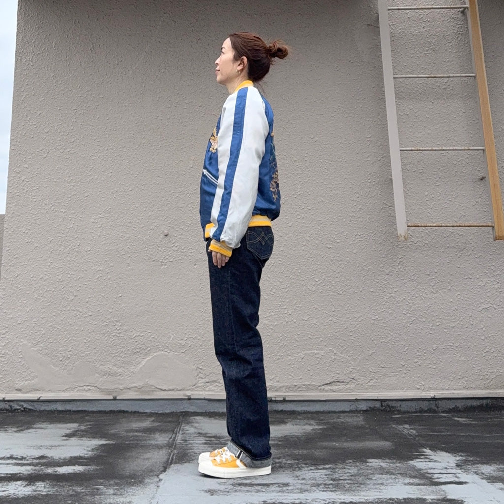 TAILOR TOYO : VELVETEEN SOUVENIR JACKET “GOLD DRAGON & GOLD TIGER”×”JAPAN MAP”