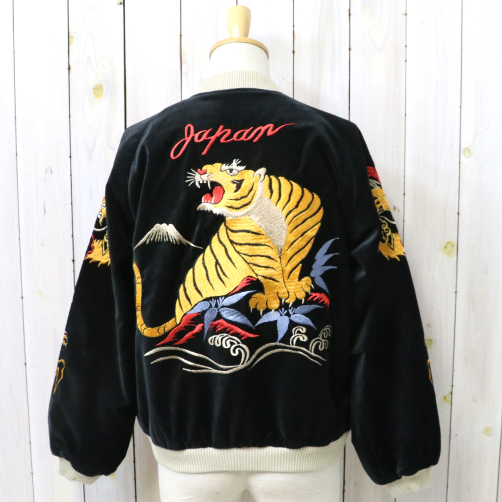 TAILOR TOYO : VELVETEEN SOUVENIR JACKET “GOLD DRAGON & GOLD TIGER”×”JAPAN MAP”