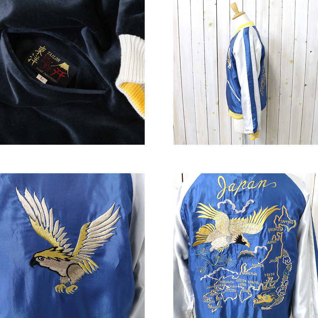TAILOR TOYO : VELVETEEN SOUVENIR JACKET “GOLD DRAGON & GOLD TIGER”×”JAPAN MAP”