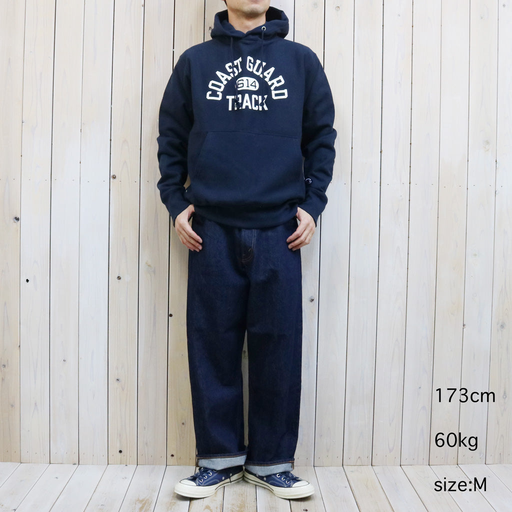 Champion : COAST GUARD TRACK REVERSEWEAVE HOODIE (NAVY)