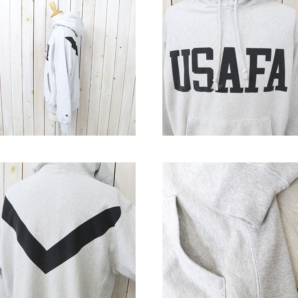 Champion : US企画 VINTAGE加工 USAFA-REFLECTOR REVERSE WEAVE HOODIE