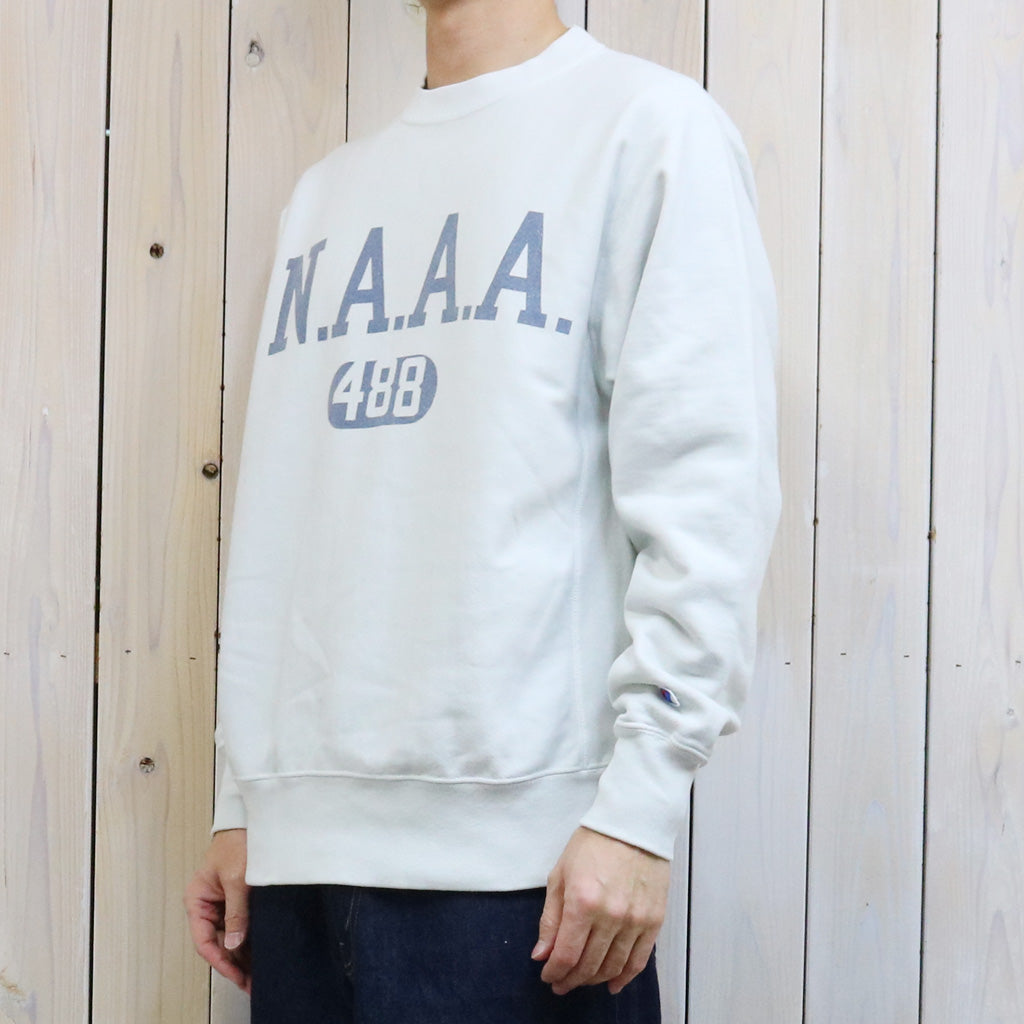 Champion : US企画 VINTAGE加工 N.A.A.A REVERSE WEAVE CREWNECK (GREY)