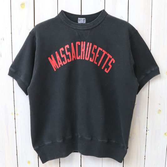 WHITESVILLE : S/S SWEAT T-SHIRT W/PRINT (BLACK)