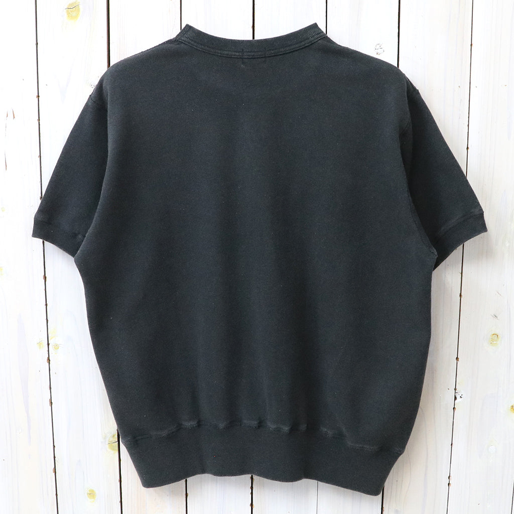 WHITESVILLE : S/S SWEAT T-SHIRT W/PRINT (BLACK)