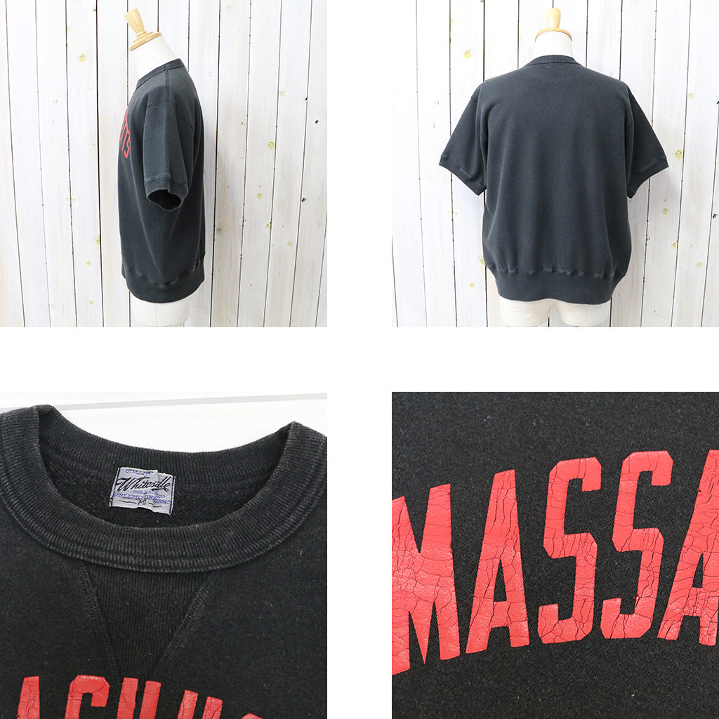 WHITESVILLE : S/S SWEAT T-SHIRT W/PRINT (BLACK)