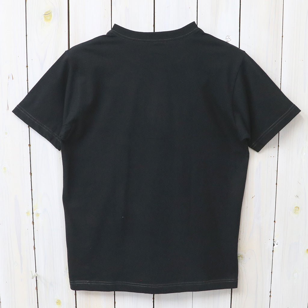 WHITESVILLE : S/S HENLEY T-SHIRT (BLACK)