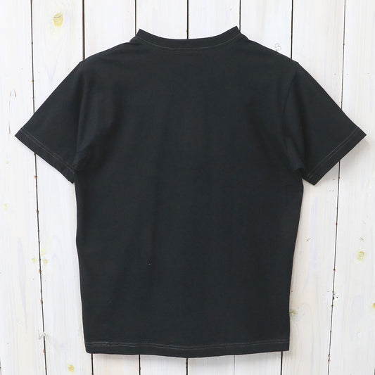 WHITESVILLE : S/S HENLEY T-SHIRT (BLACK)
