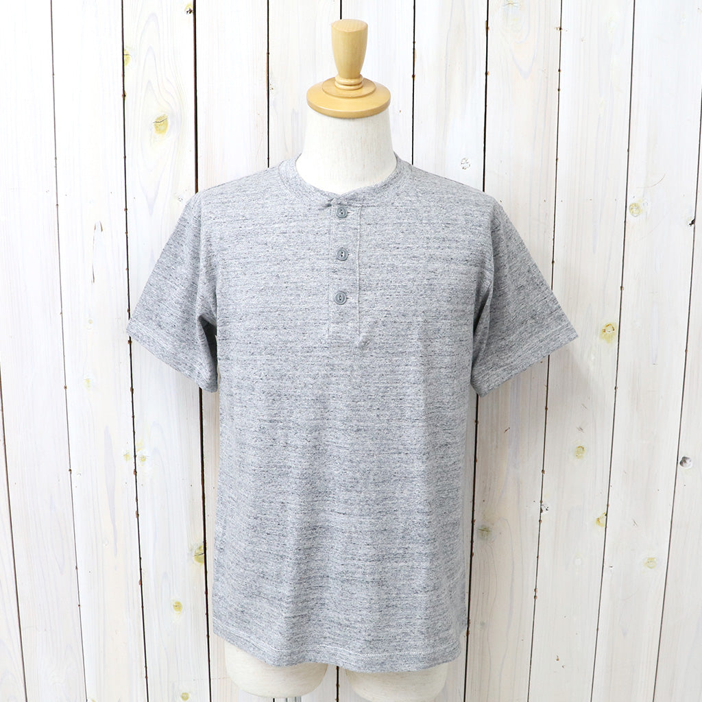 WHITESVILLE : S/S HENLEY T-SHIRT (H.GRAY)