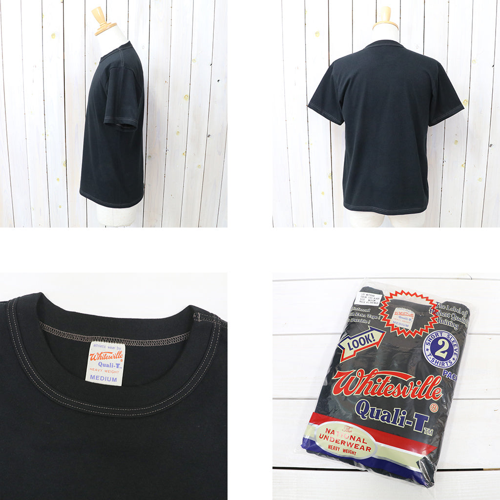 WHITESVILLE : 2-PACK T-SHIRT (BLACK)