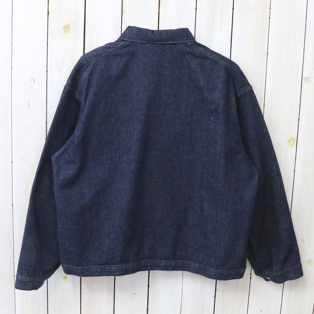 SANMONT : Silk Denim Work Jacket (Indigo)