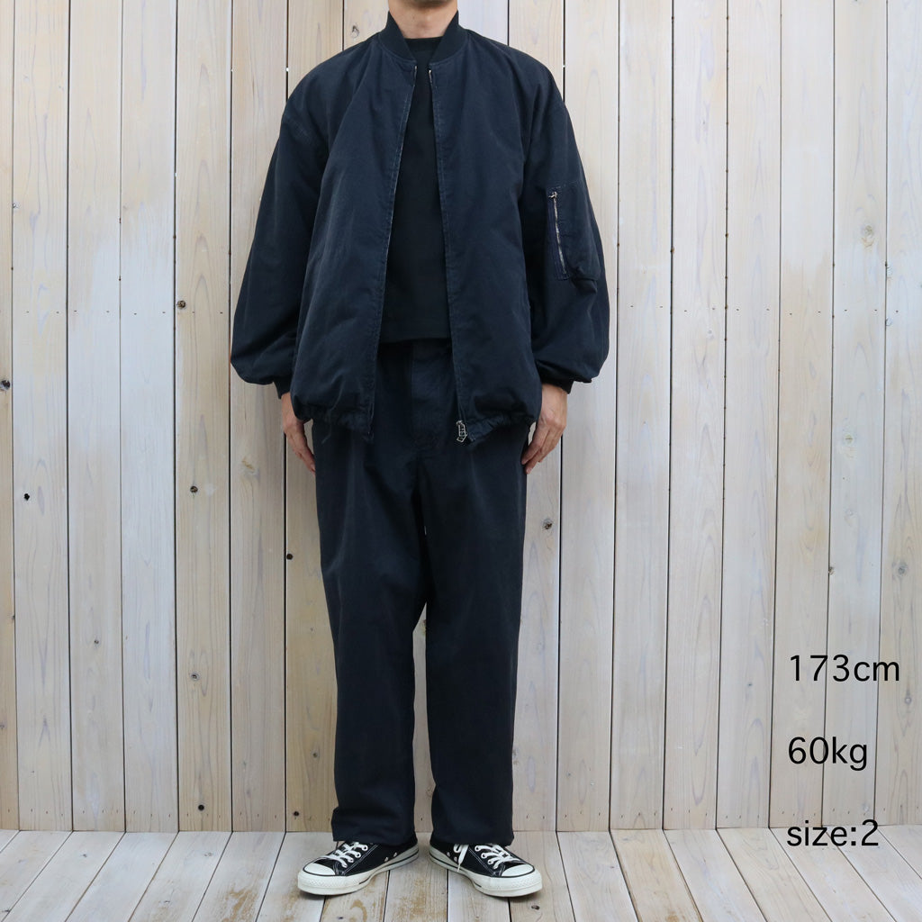 SANMONT : 2 Tuck Work Pants (Dark Navy)