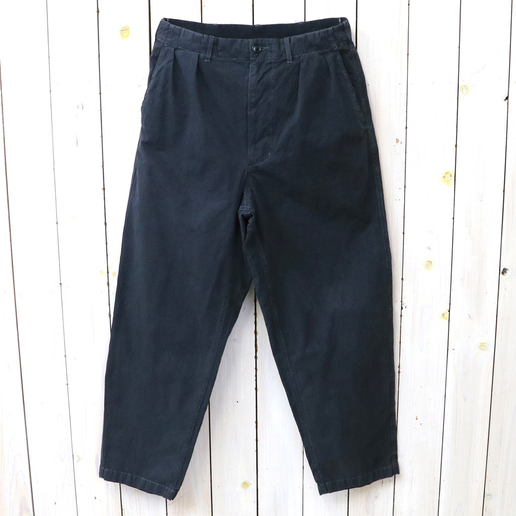 SANMONT : 2 Tuck Work Pants (Dark Navy)