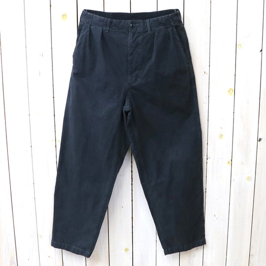 SANMONT : 2 Tuck Work Pants (Dark Navy)