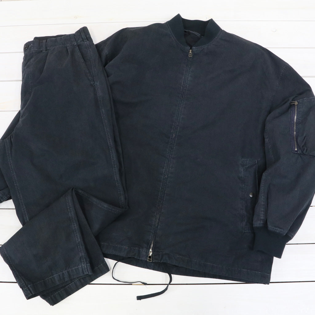 SANMONT ブラック ジャケット サイズ4 SANMONT : Zip Blouson (Dark Navy) – Reggieshop