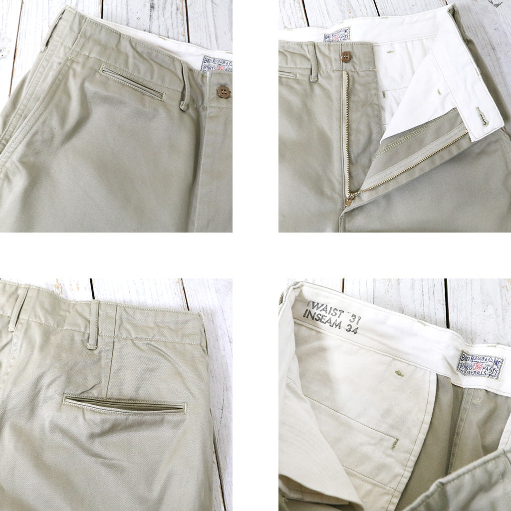 BUZZ RICKSON’S『BUZZ RICKSON’S ORIGINAL SPEC CHINO』(KHAKI)