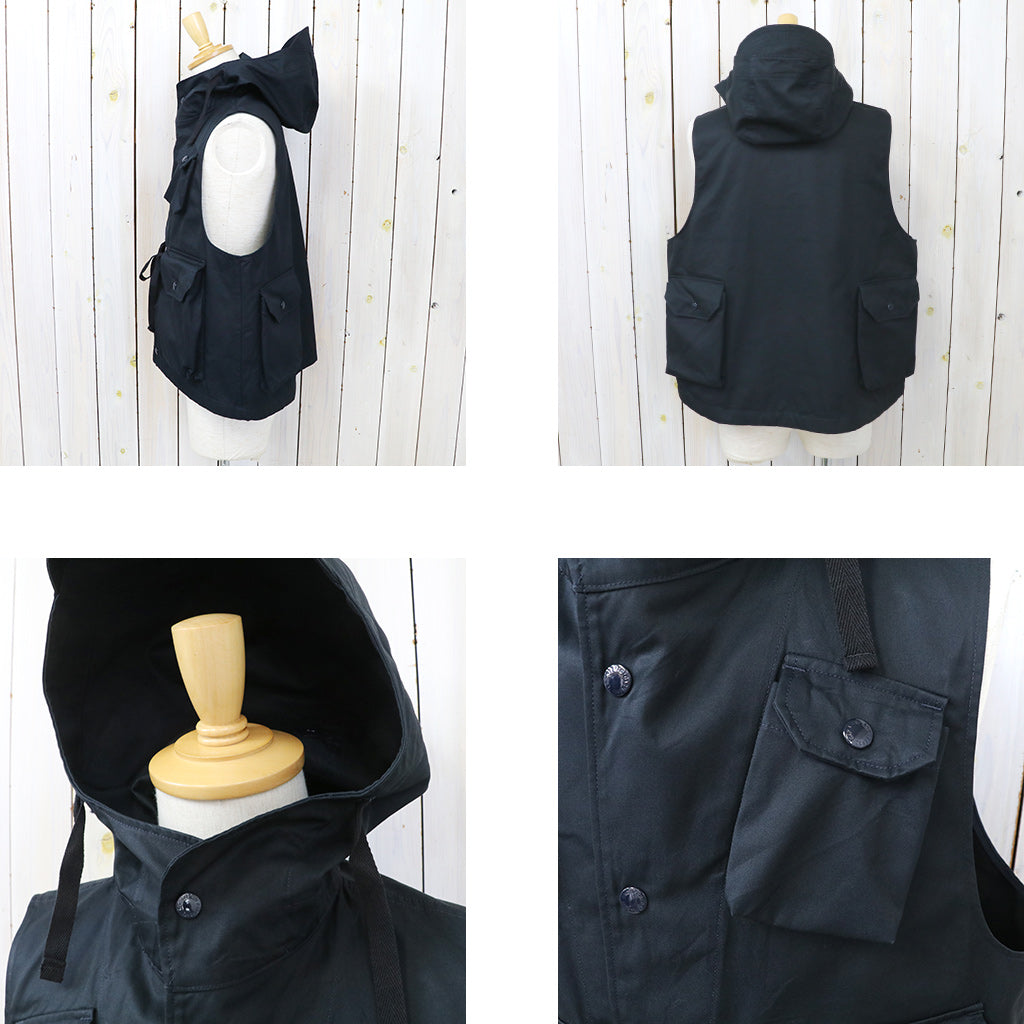 ENGINEERED GARMENTS : Field Vest-Cotton Ventile Twill (Dk.Navy)