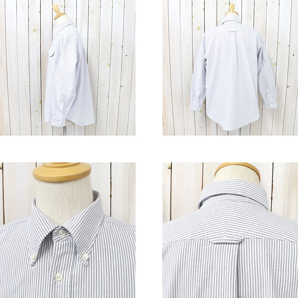 ENGINEERED GARMENTS『IVY BD Shirt-Candy Stripe Oxford』(Grey)
