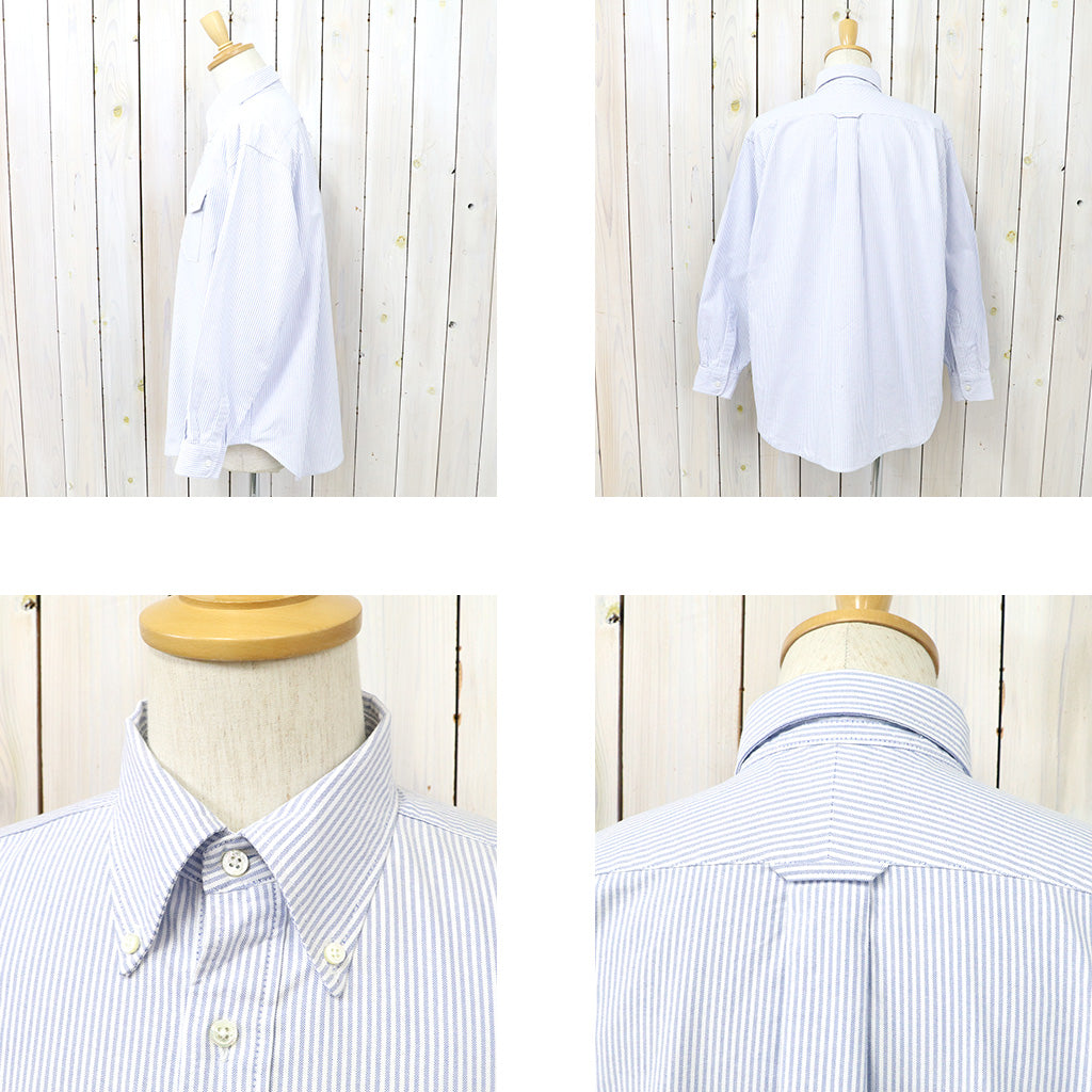 ENGINEERED GARMENTS『IVY BD Shirt-Candy Stripe Oxford』(Navy)