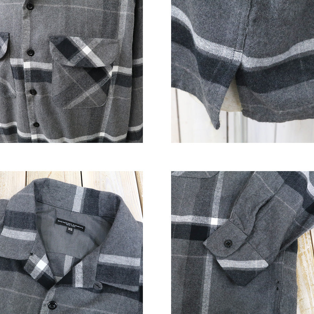 ENGINEERED GARMENTS : Classic Shirt-Cotton Brushed Big Plaid