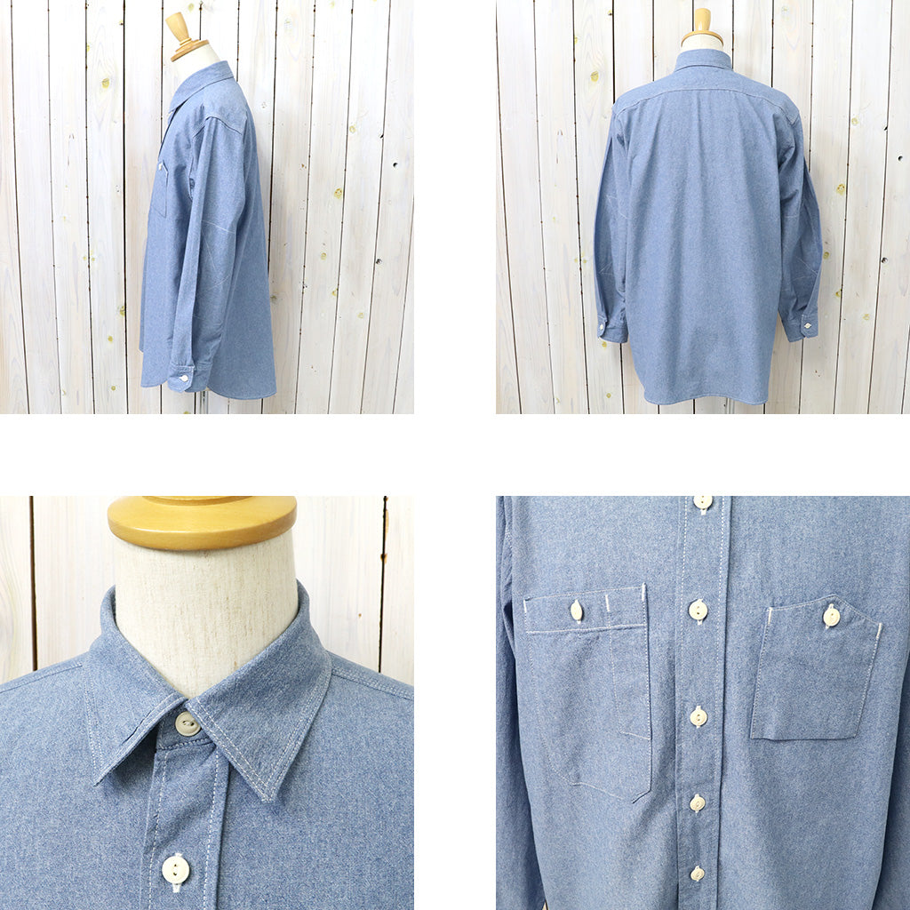 ENGINEERED GARMENTS : Work Shirt-4.5oz Cotton Chambray